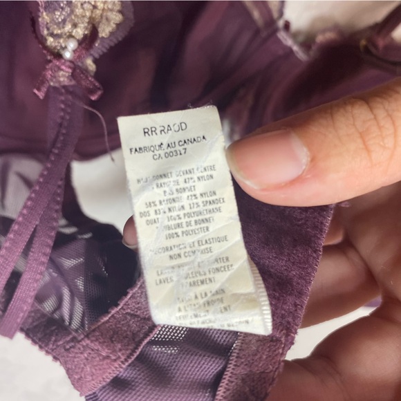 Gorgeous Vintage Tapestry Bra Excellent Condition Vogue Dessous 36C Embroidered - Picture 3 of 11